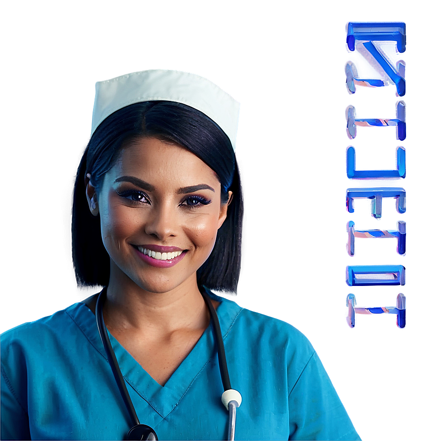 Smiling Nurse Character Png Xvq PNG image