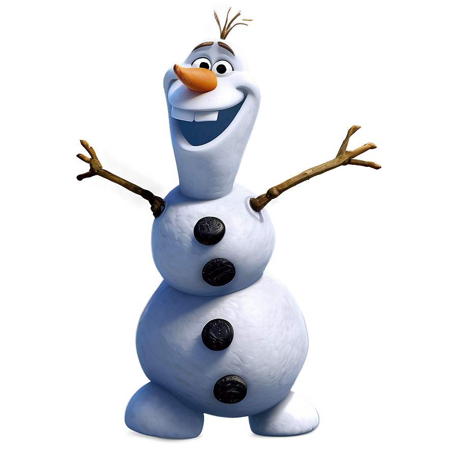 Smiling Olaf Illustration Png Uai36 PNG image