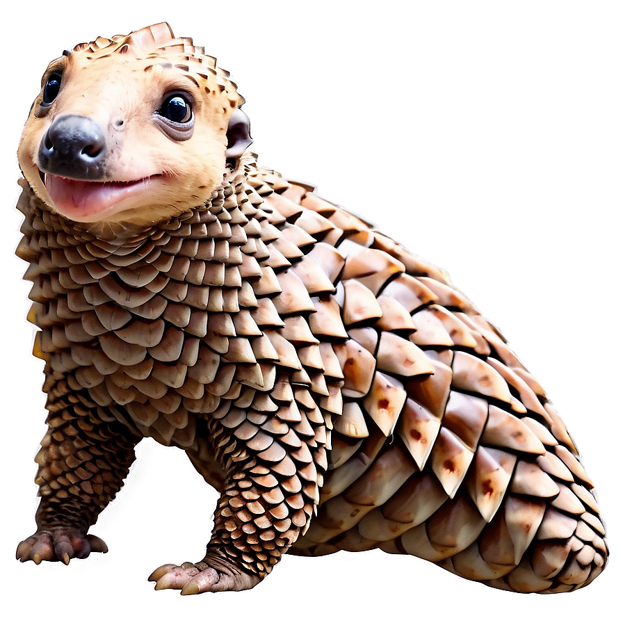 Smiling Pangolin Graphic Png Jkh PNG image