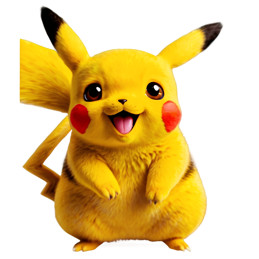 Smiling Pikachu Transparent Png 05262024 PNG image