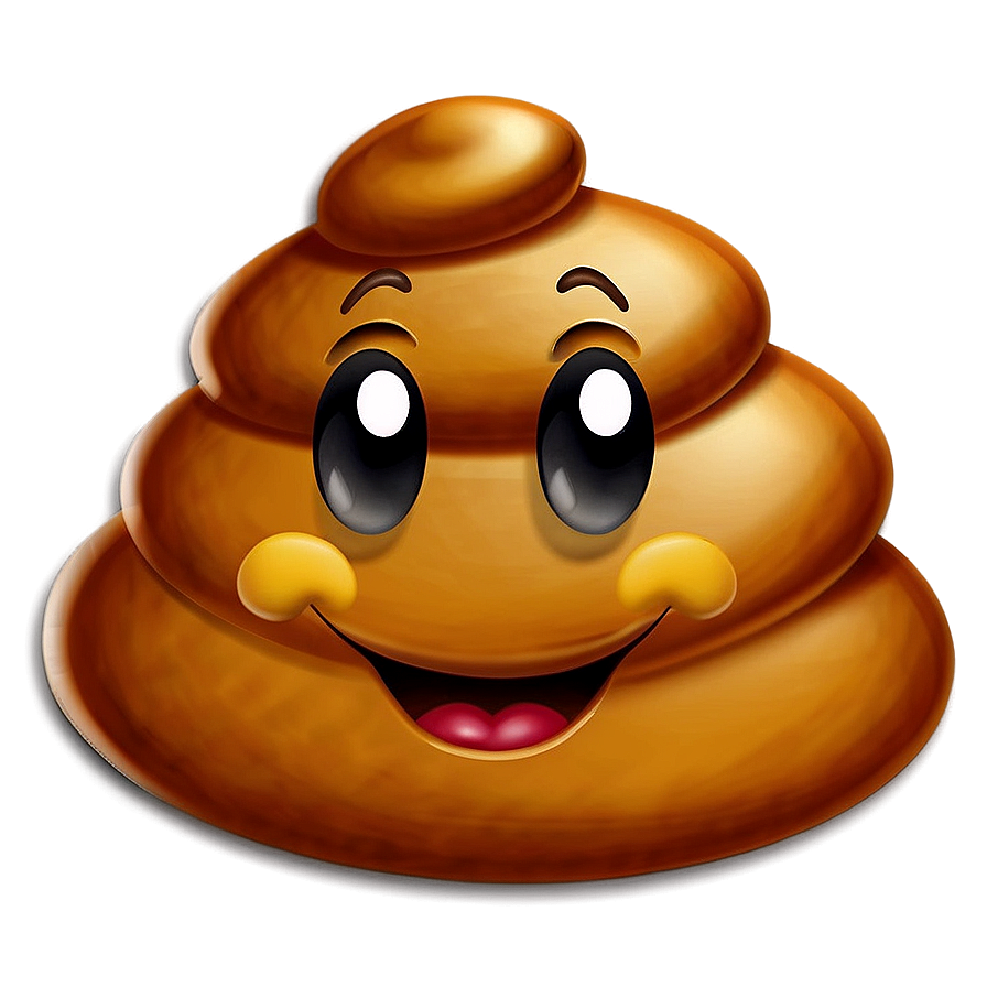 Smiling Poop Emoji Png 05232024 PNG image