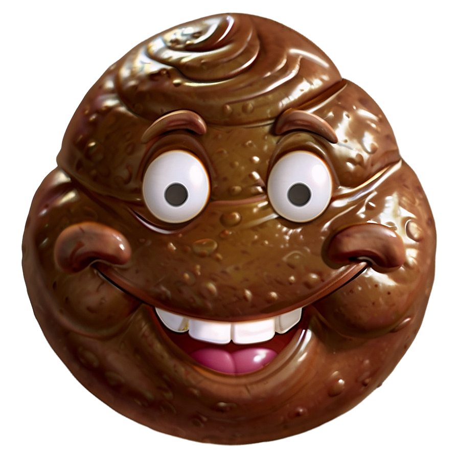 Smiling Poop Emoji Png 40 PNG image