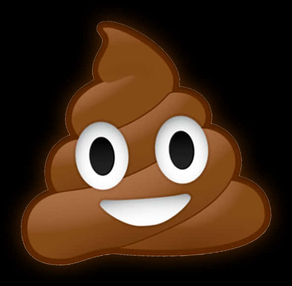 Smiling Poop Emoji PNG image