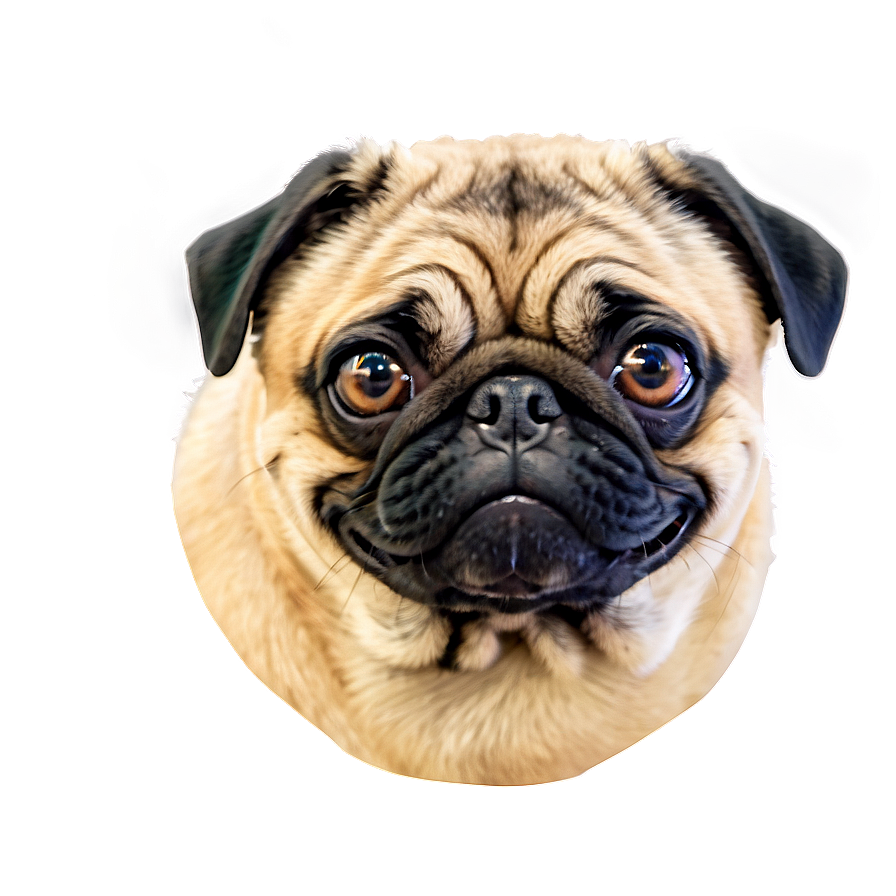 Smiling Pug Face Png 69 PNG image