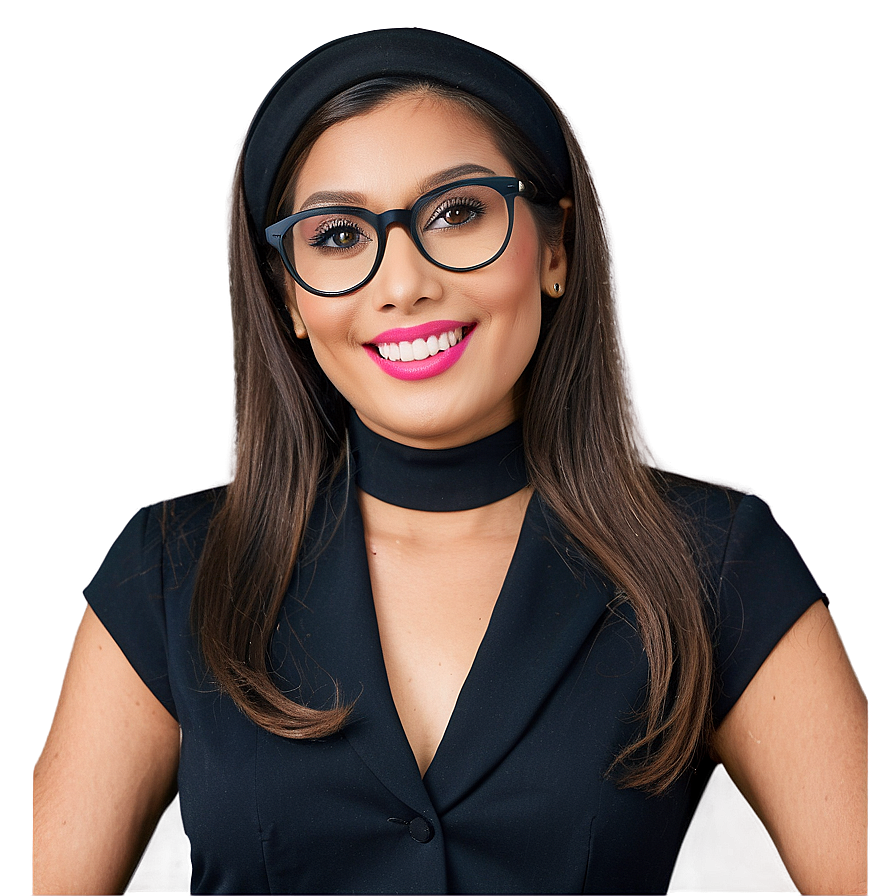 Smiling Receptionist Portrait Png 45 PNG image