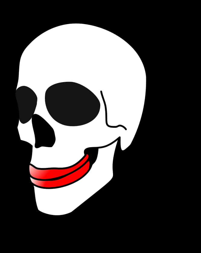 Smiling Skull Graphic PNG image