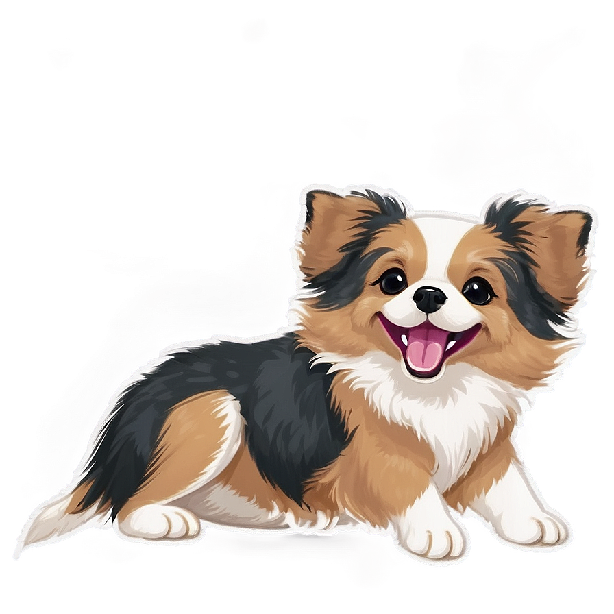 Smiling Small Dog Clipart Png Agp52 PNG image