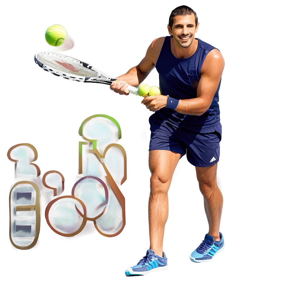 Smiling Tennis Player Png 3 PNG image