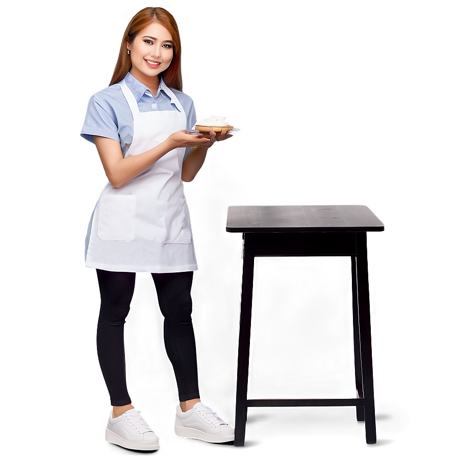 Smiling Waitress Png Cmy94 PNG image