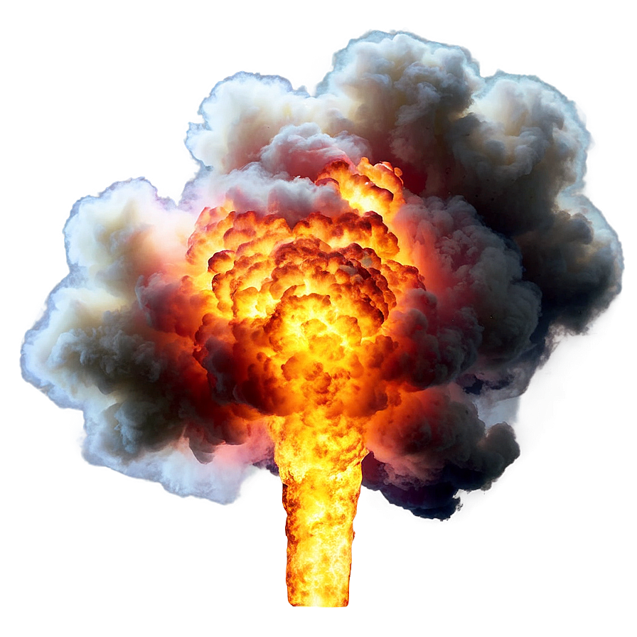 Smoke And Fire Explosion Transparent Png 85 PNG image