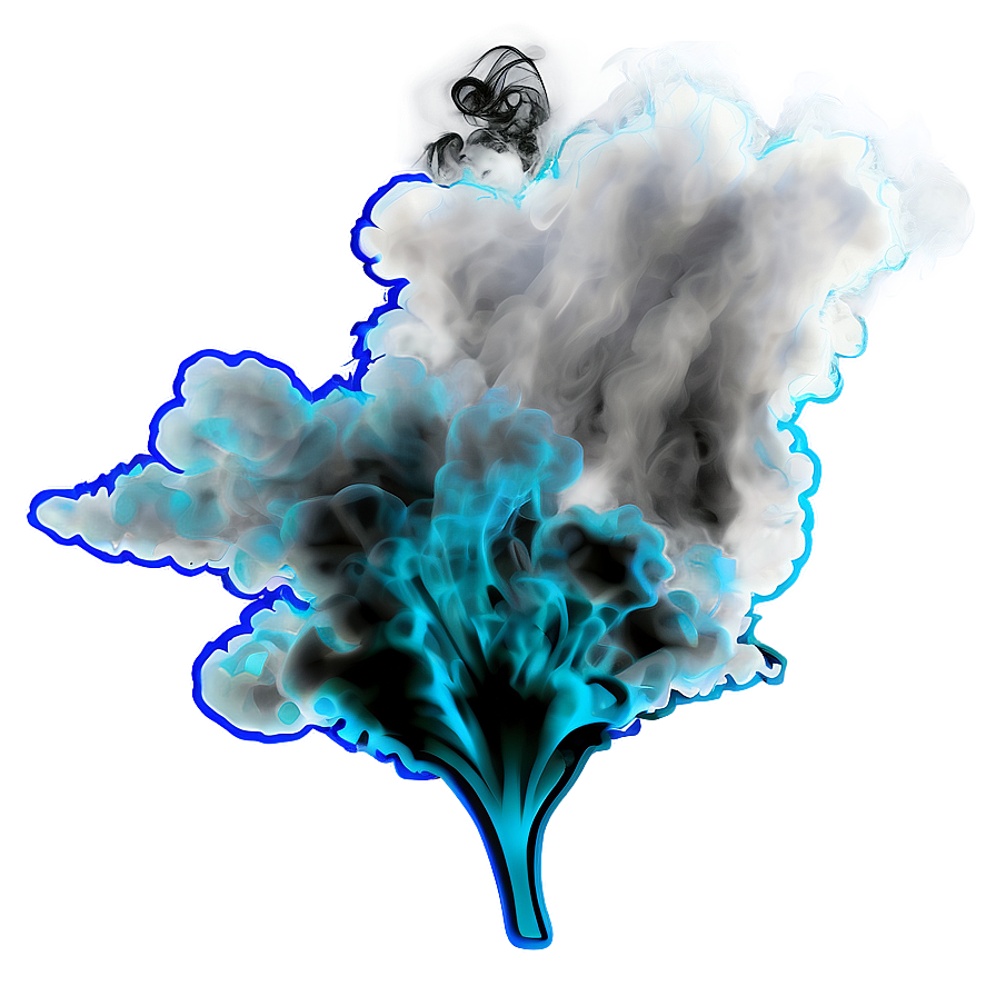 Smoke Burst Vector Png 06262024 PNG image