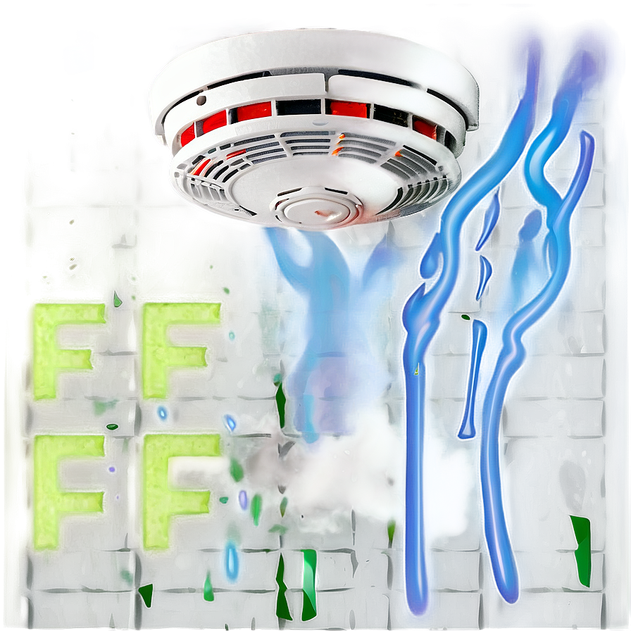 Smoke Detector On Wall Png 06212024 PNG image