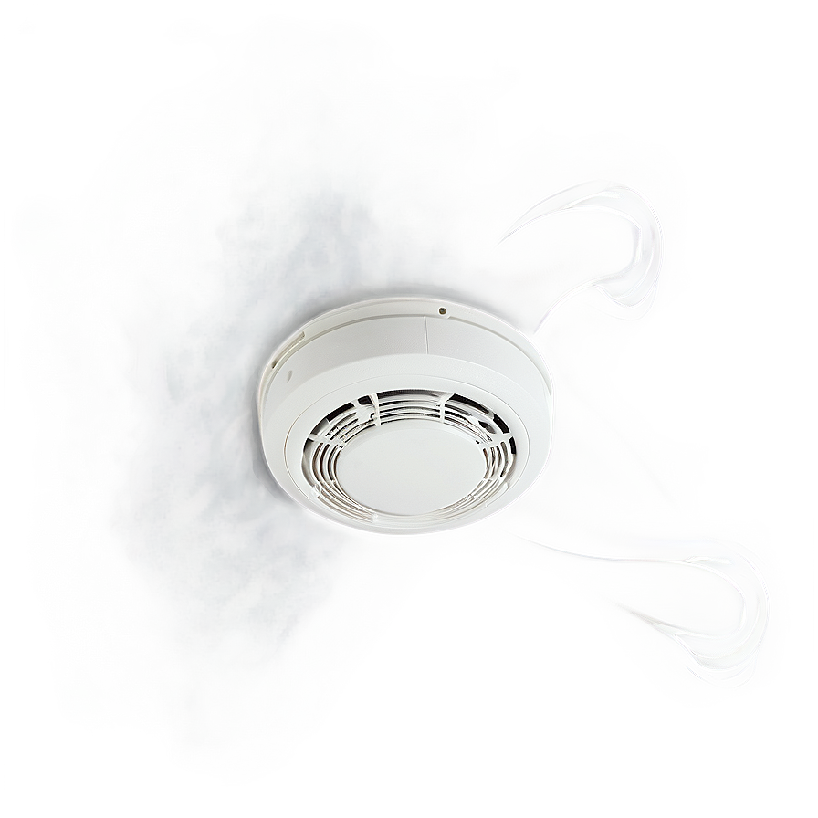 Smoke Detector With Hush Feature Png 06212024 PNG image