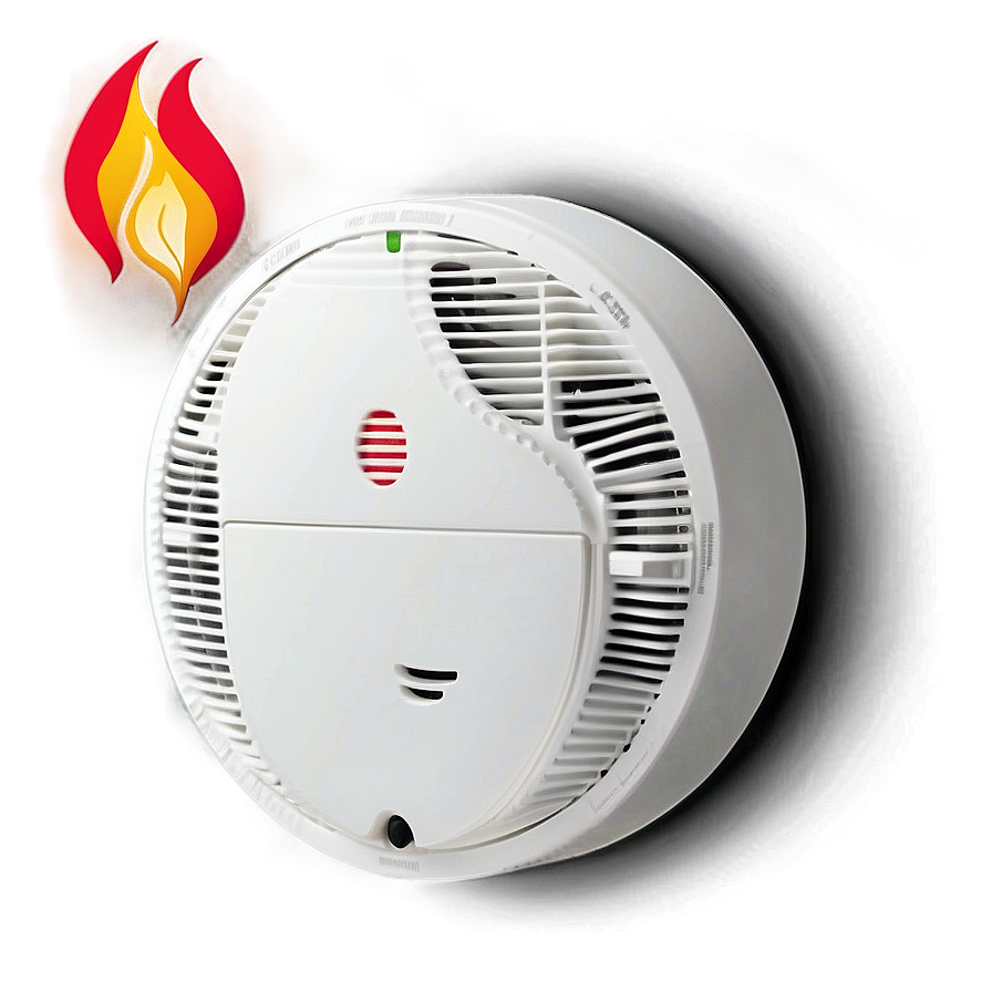 Smoke Detector With Voice Alert Png 06212024 PNG image