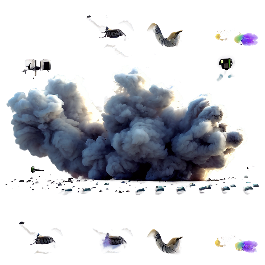 Smoke Explosion For Animation Png 06272024 PNG image