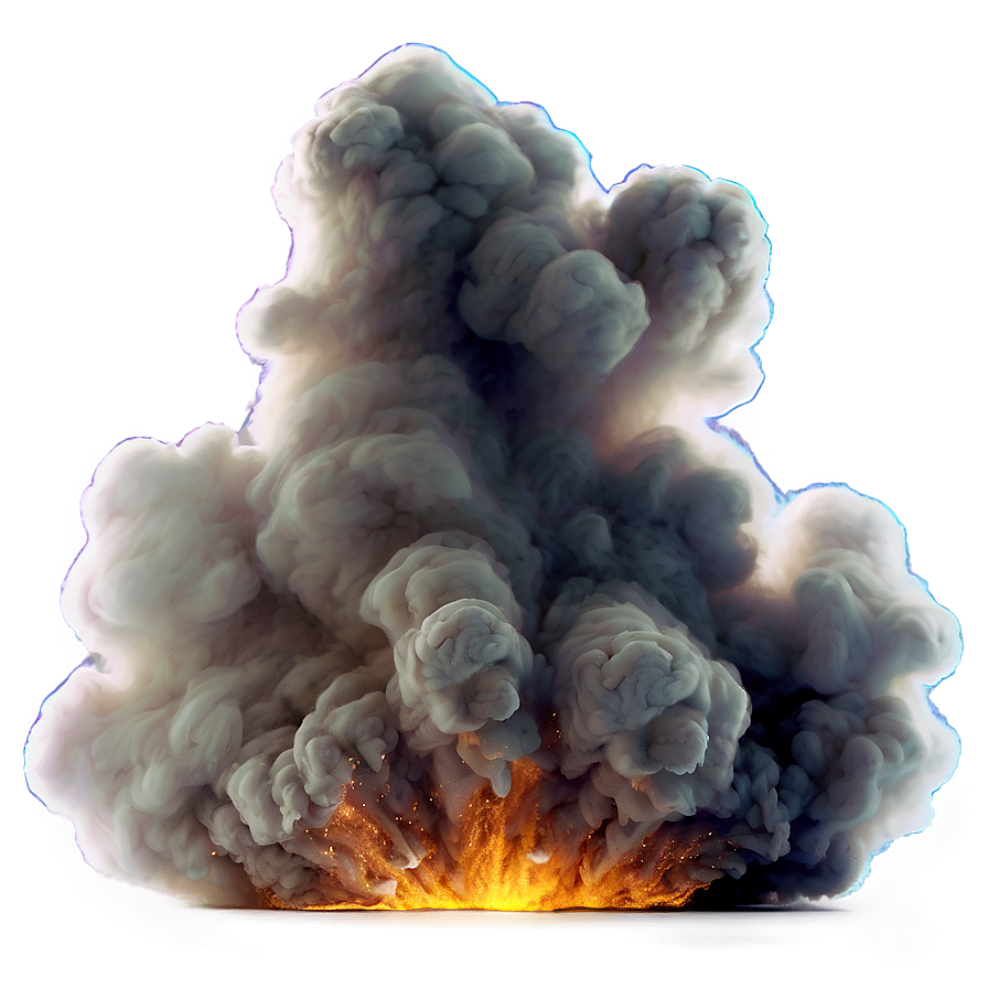 Smoke Explosion Mockup Png Dds93 PNG image