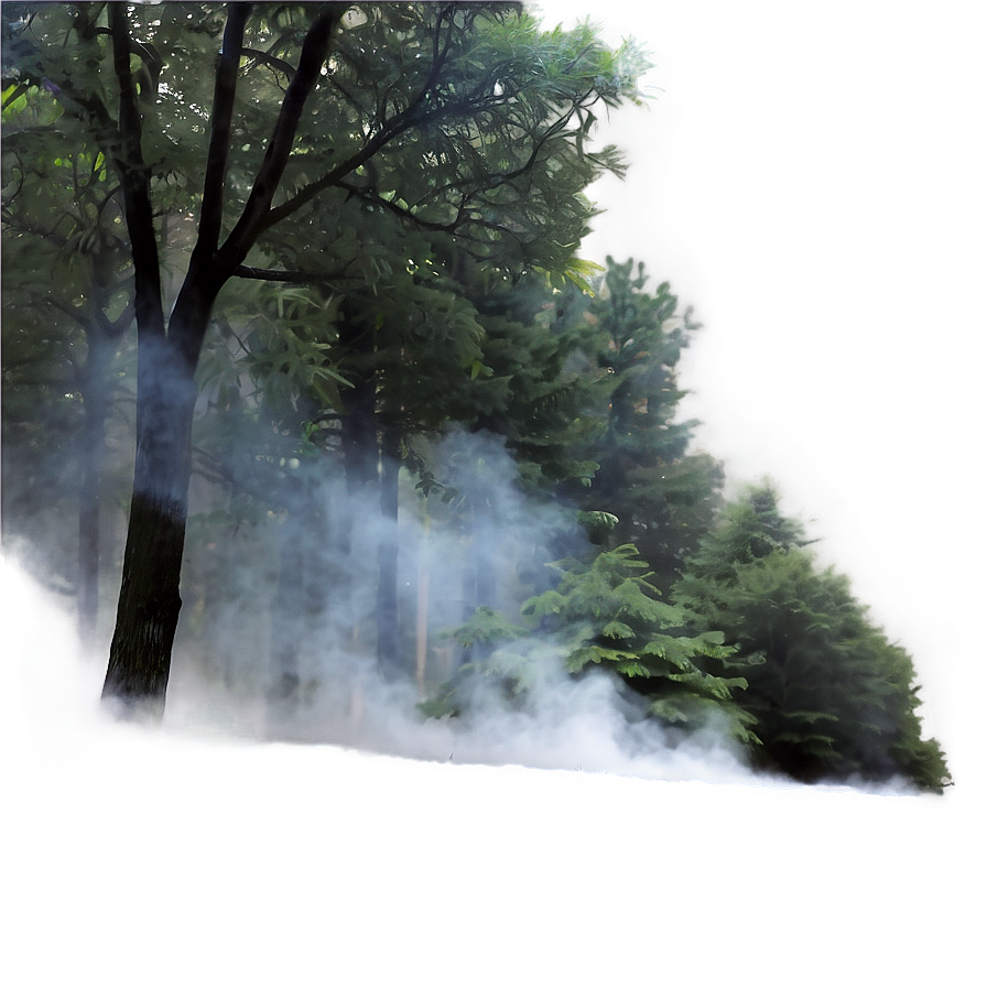 Smokey Misty Woods Png Fvc62 PNG image