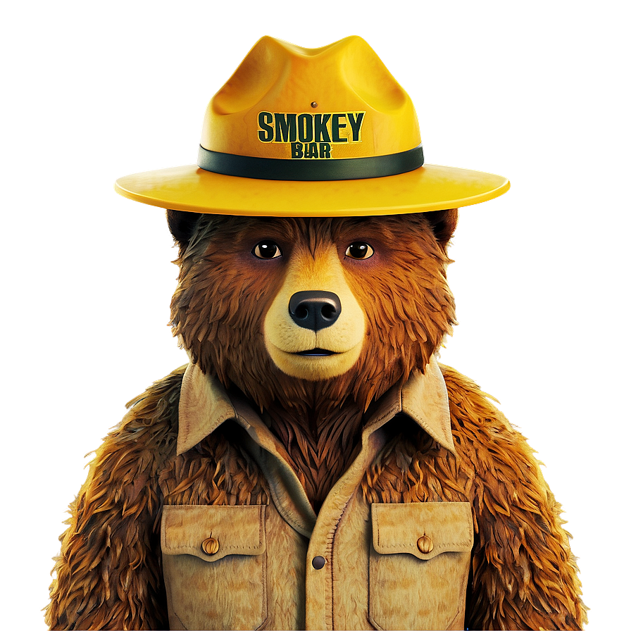 Smokey The Bear Awareness Campaign Png 06122024 PNG image