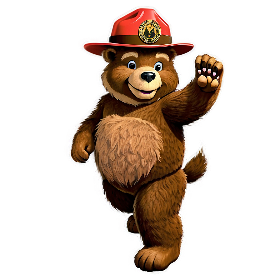 Smokey The Bear Fire Safety Mascot Png Ejw PNG image