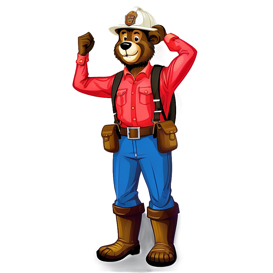 Smokey The Bear Fire Safety Mascot Png Pum PNG image