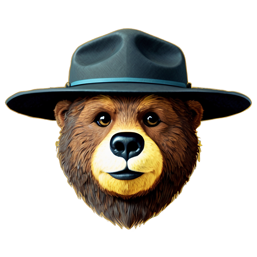 Smokey The Bear National Park Service Png Uhg80 PNG image