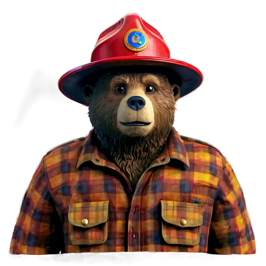 Smokey The Bear Protective Gear Png Hvd20 PNG image