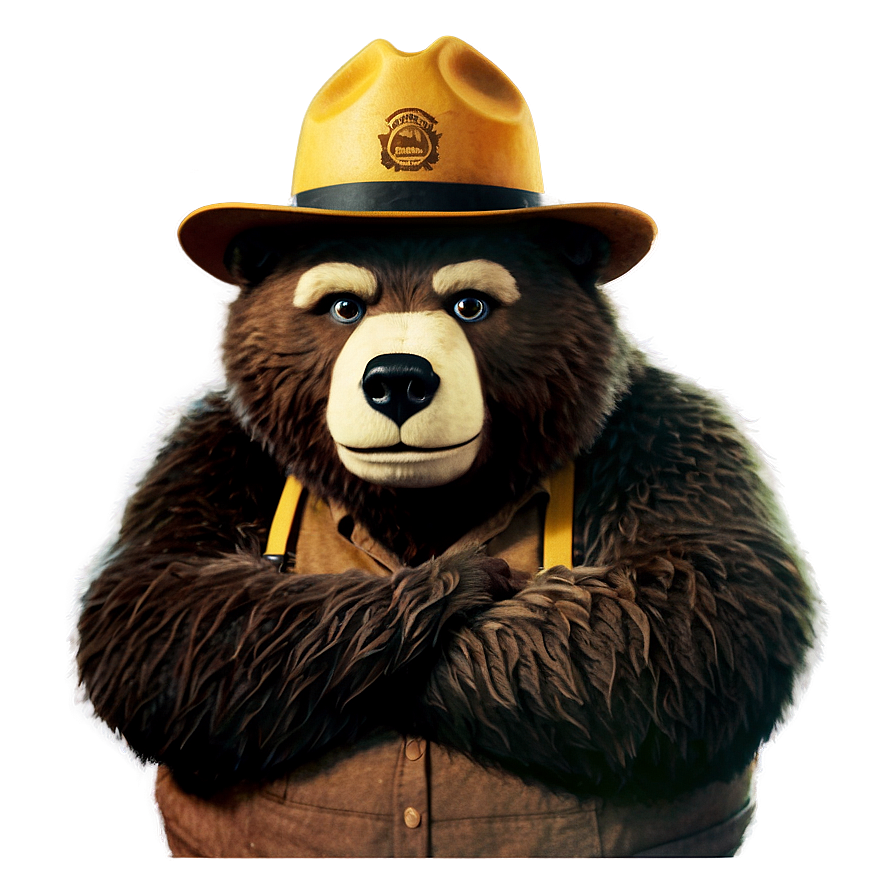 Smokey The Bear Protective Message Png 8 PNG image