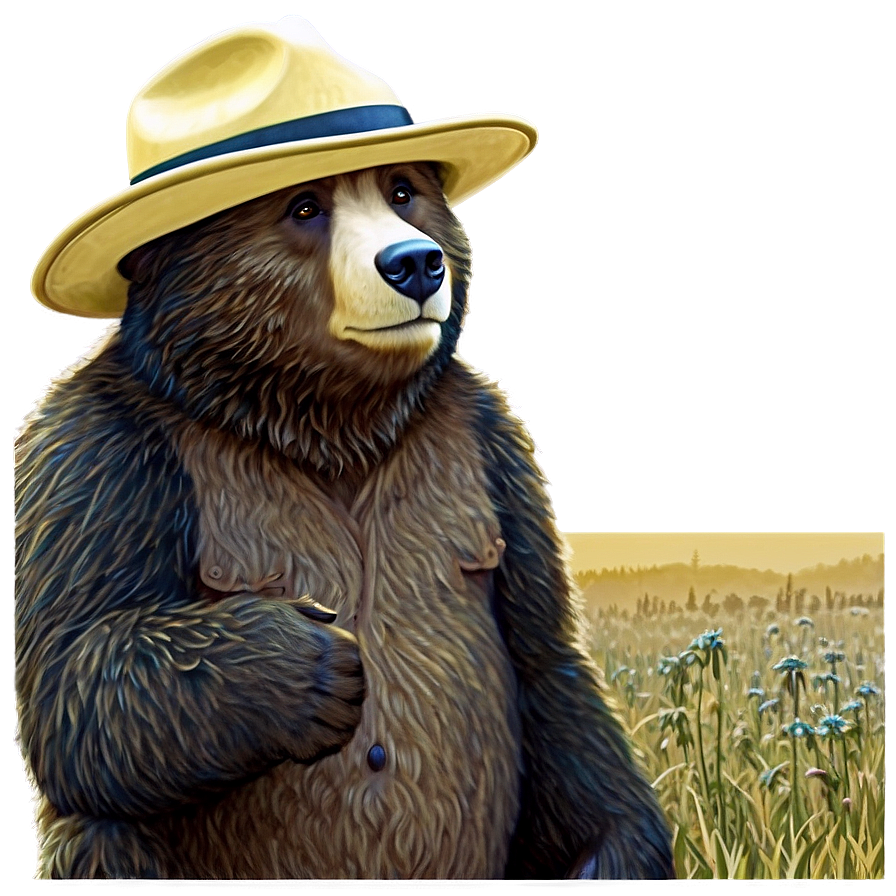 Smokey The Bear Wildlife Preservation Png Vlh PNG image