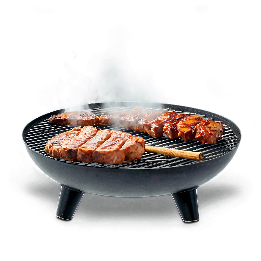 Smoking Bbq Grill Png 05232024 PNG image