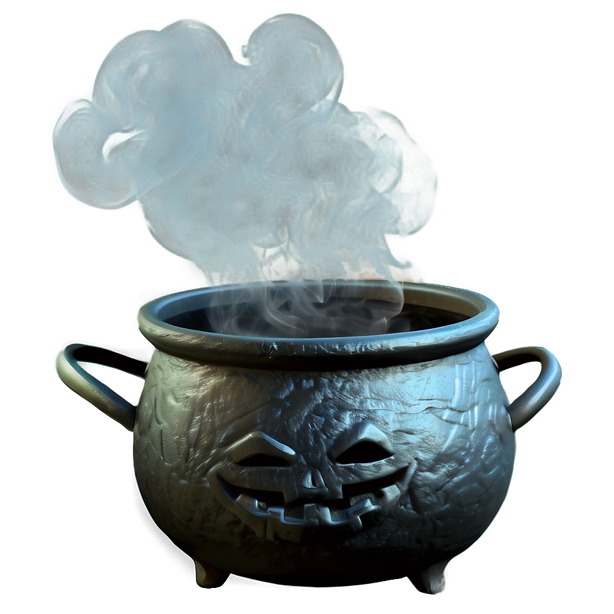 Smoking Cauldron Halloween Png 05232024 PNG image