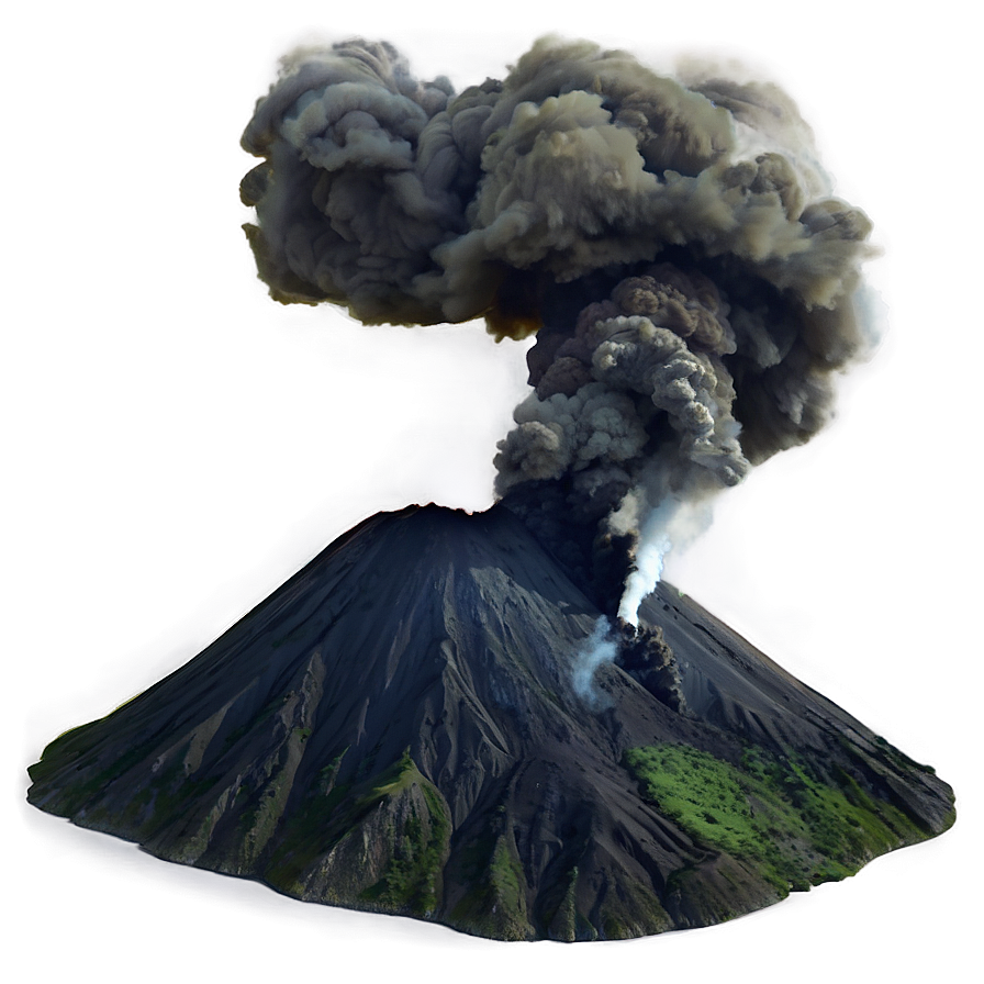 Smoking Volcano Eruption Png Ewo57 PNG image