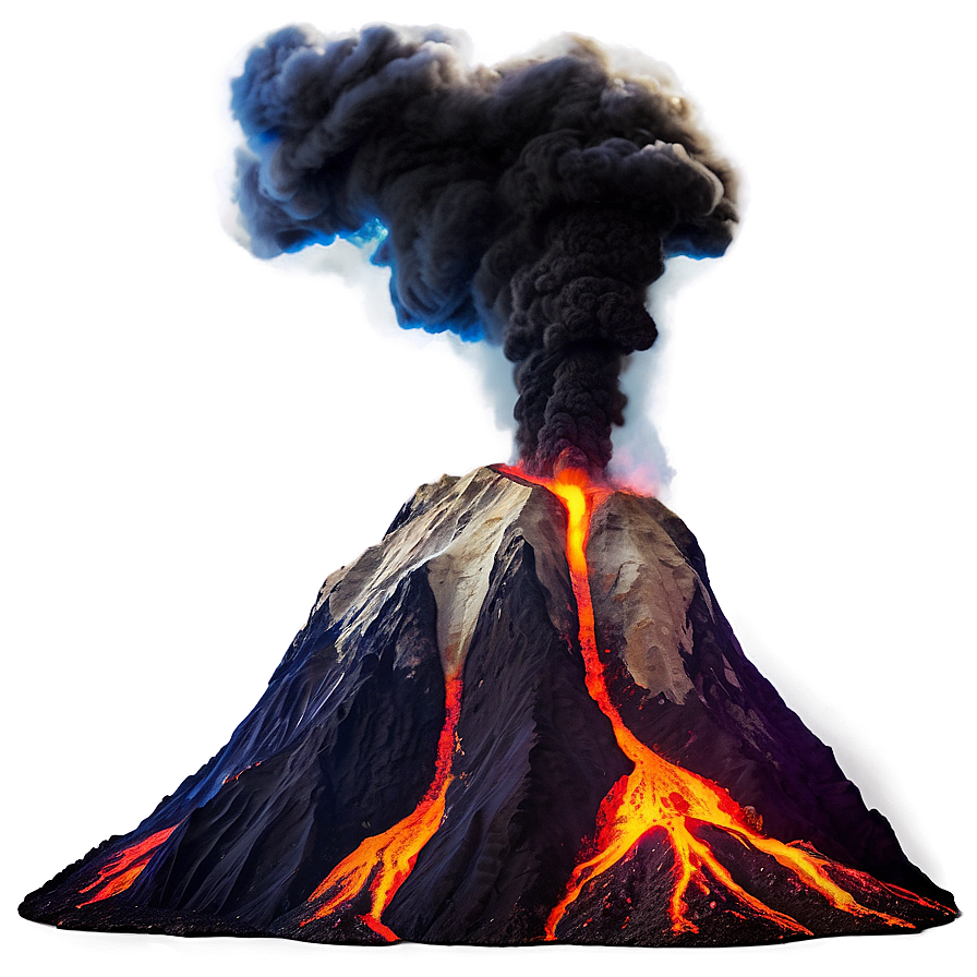Smoking Volcano Top Png Bao29 PNG image