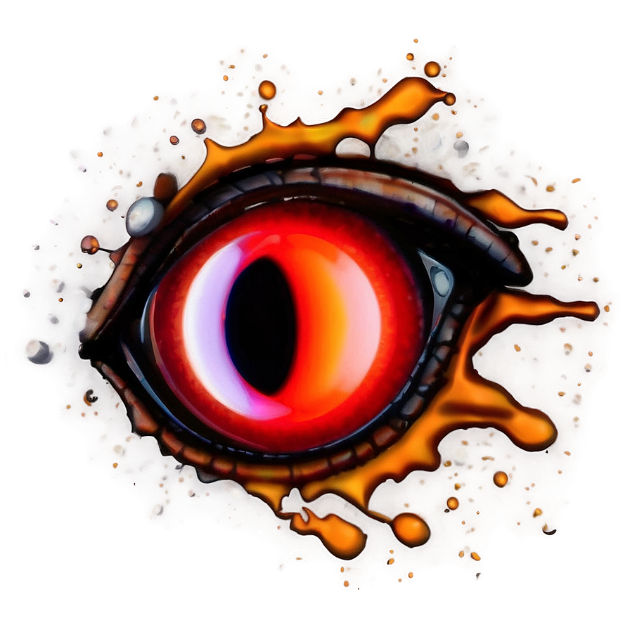 Smoldering Red Eye Glow Png 06272024 PNG image