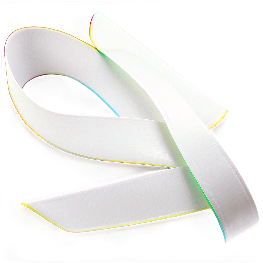 Smooth White Ribbon Curve Png 35 PNG image