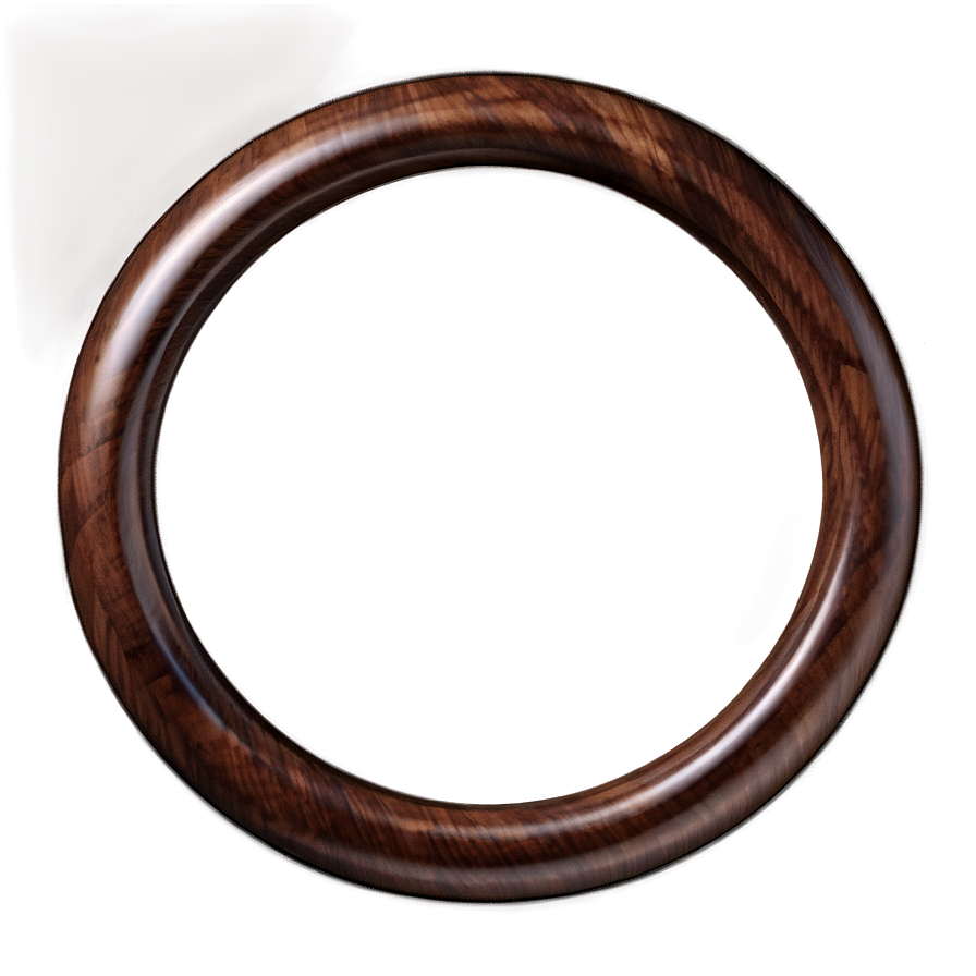 Smooth Wood Circle Finish Png 06282024 PNG image