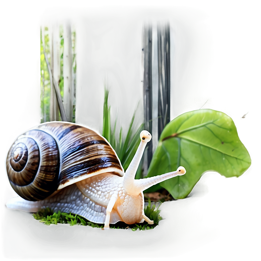 Snail In Forest Png 05232024 PNG image