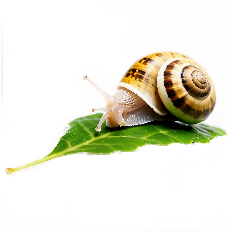 Snail On Leaf Png 64 PNG image