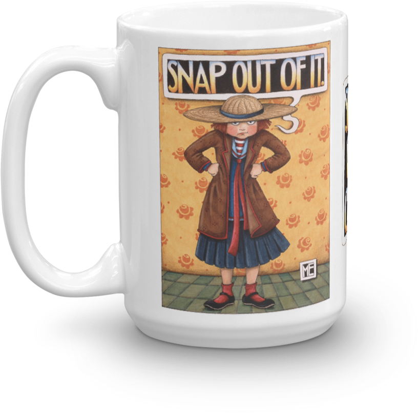 Snap Out Of It Coffee Mug PNG image