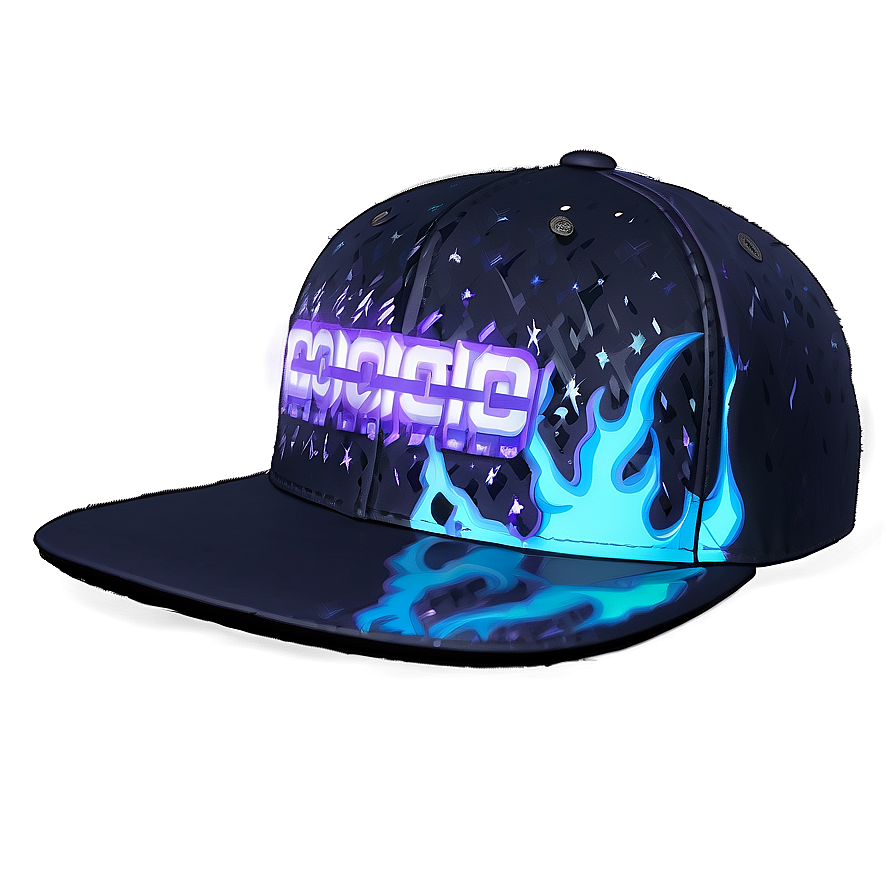 Snapback With Reflective Material Png 06262024 PNG image