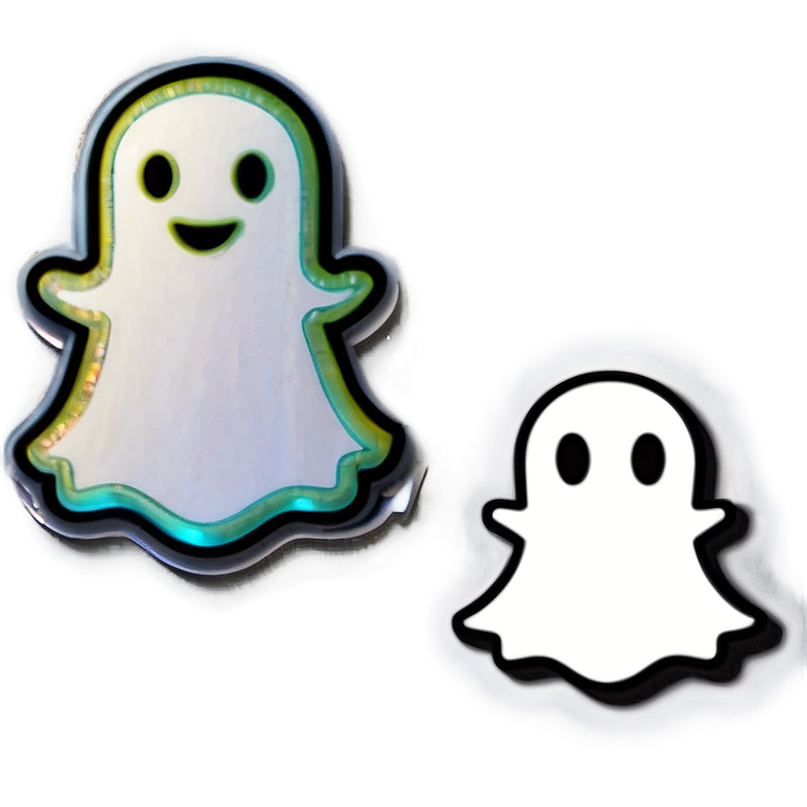 Snapchat Ghost Mascot Png 06272024 PNG image