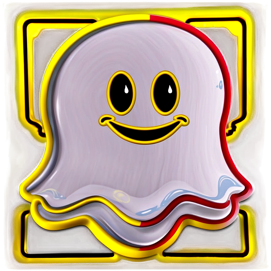 Snapchat Ghost Outline Png Nbq PNG image