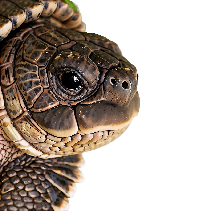 Snapping Turtle Close-up View Png 06252024 PNG image