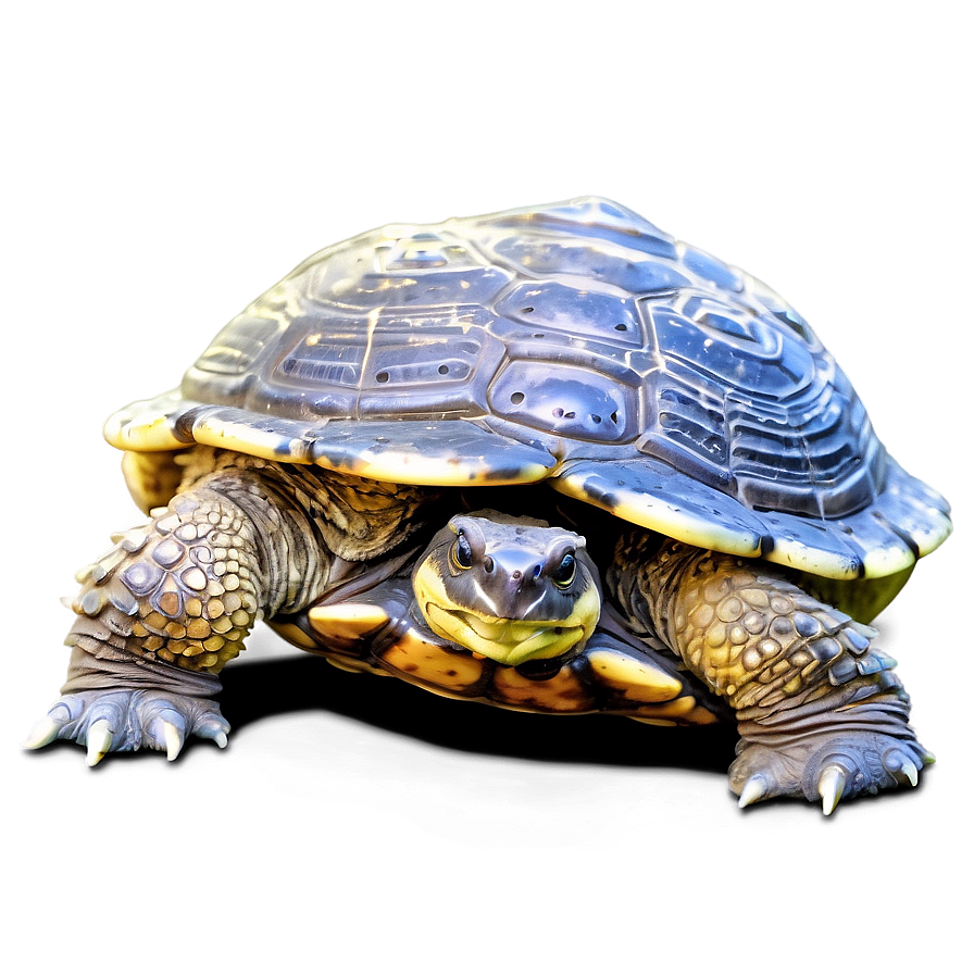 Snapping Turtle In Detailed Line Art Png 57 PNG image