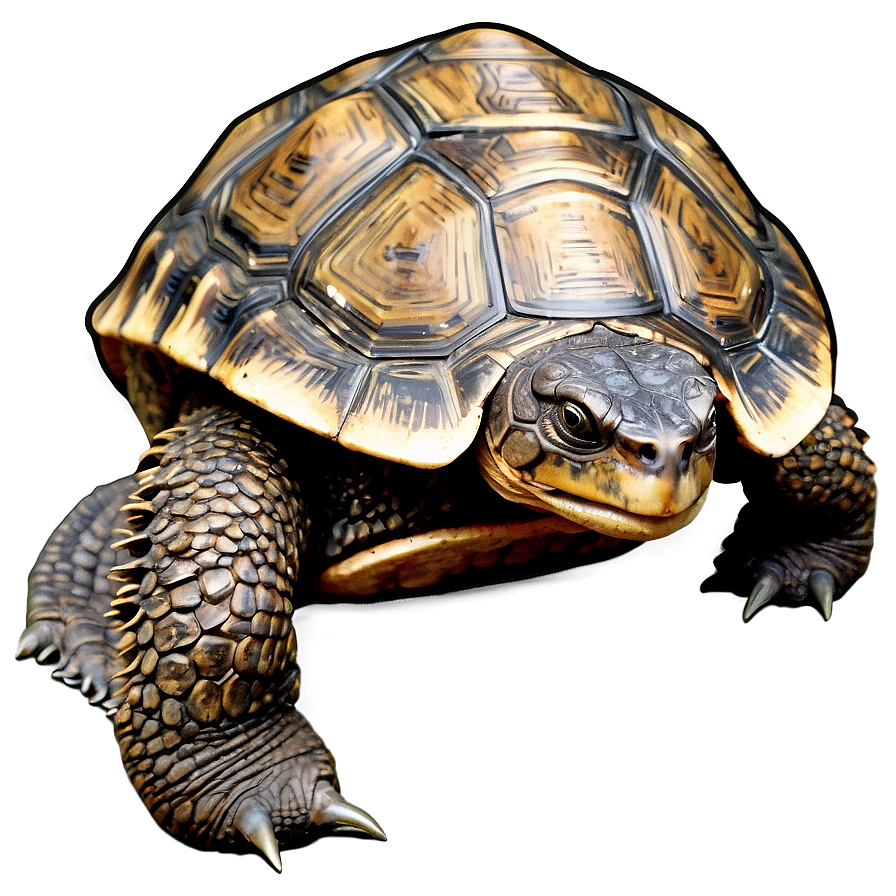 Snapping Turtle In Detailed Line Art Png Qta37 PNG image