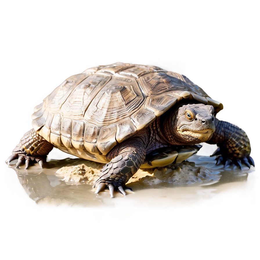 Snapping Turtle In Mud Png Mxx PNG image