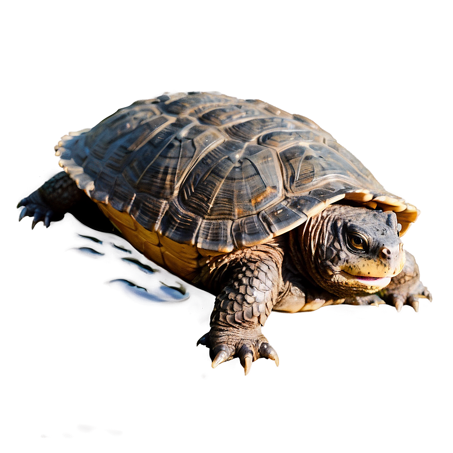 Snapping Turtle In Mud Png Nbi PNG image