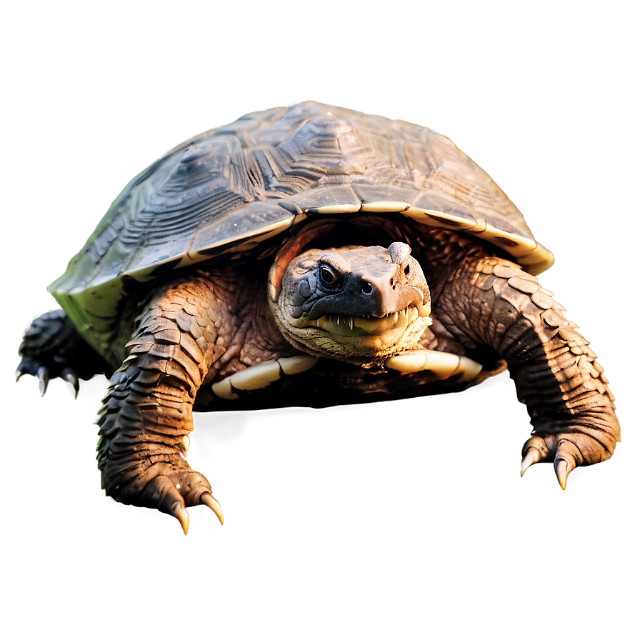 Snapping Turtle In Natural Habitat Png 15 PNG image