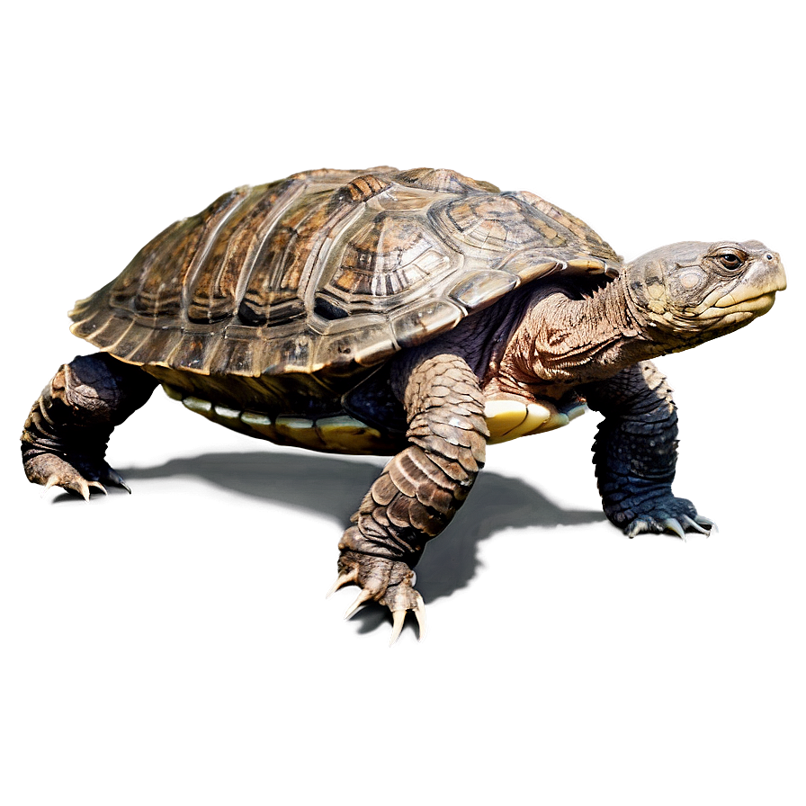 Snapping Turtle In Shallow Water Png 06252024 PNG image