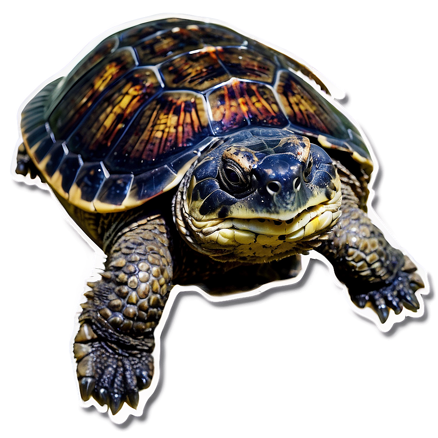 Snapping Turtle In Shallow Water Png Ryl PNG image