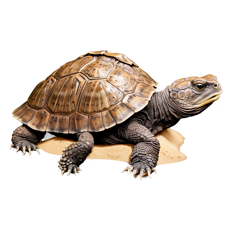 Snapping Turtle On Sandy Shore Png 53 PNG image